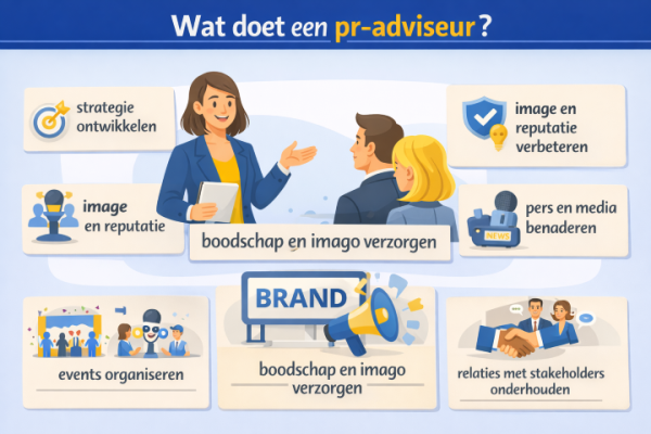 Alles over het beroep pr-adviseur Wat doet een pr-adviseur